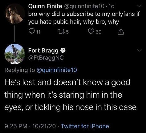 quinn finite fort bragg incident|Employee sent explicit tweets from Fort Braggs account by mistake